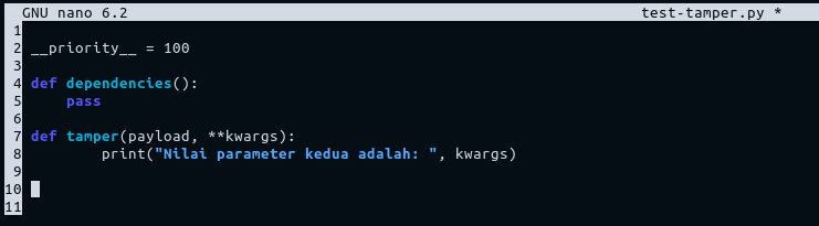 Print Kwargs Parameter